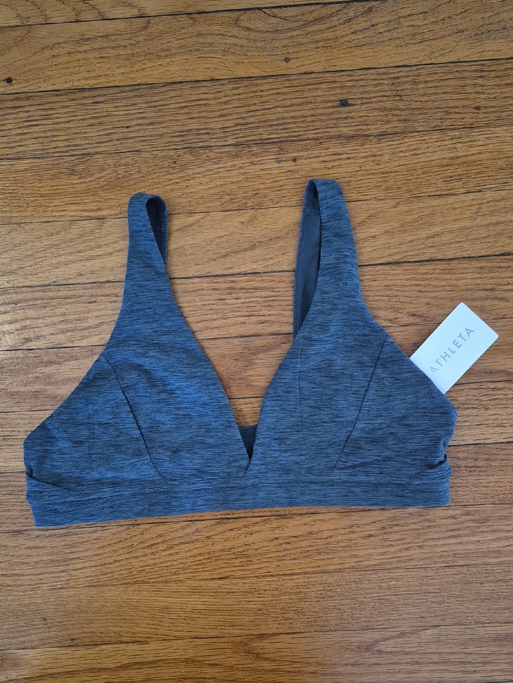 Athleta SoftLuxe Bra A/C  In Pine Heather